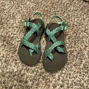 Adorable Green Chacos!